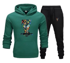 Outdoor Sport Men 2 Piece Set Casual Heavy Duty Hoodie Sets Polyester And Cotton Tracksuit